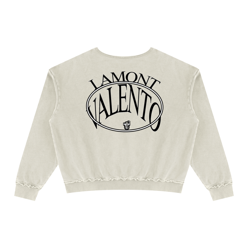 Unisex Raw Edge Crewneck Sweatshirt