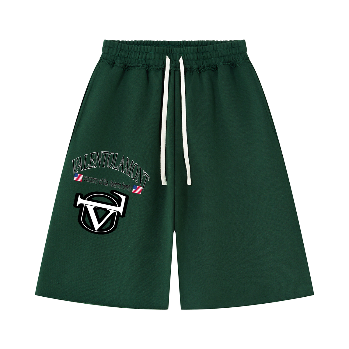 Unisex Heavyweight Raw Edge Shorts