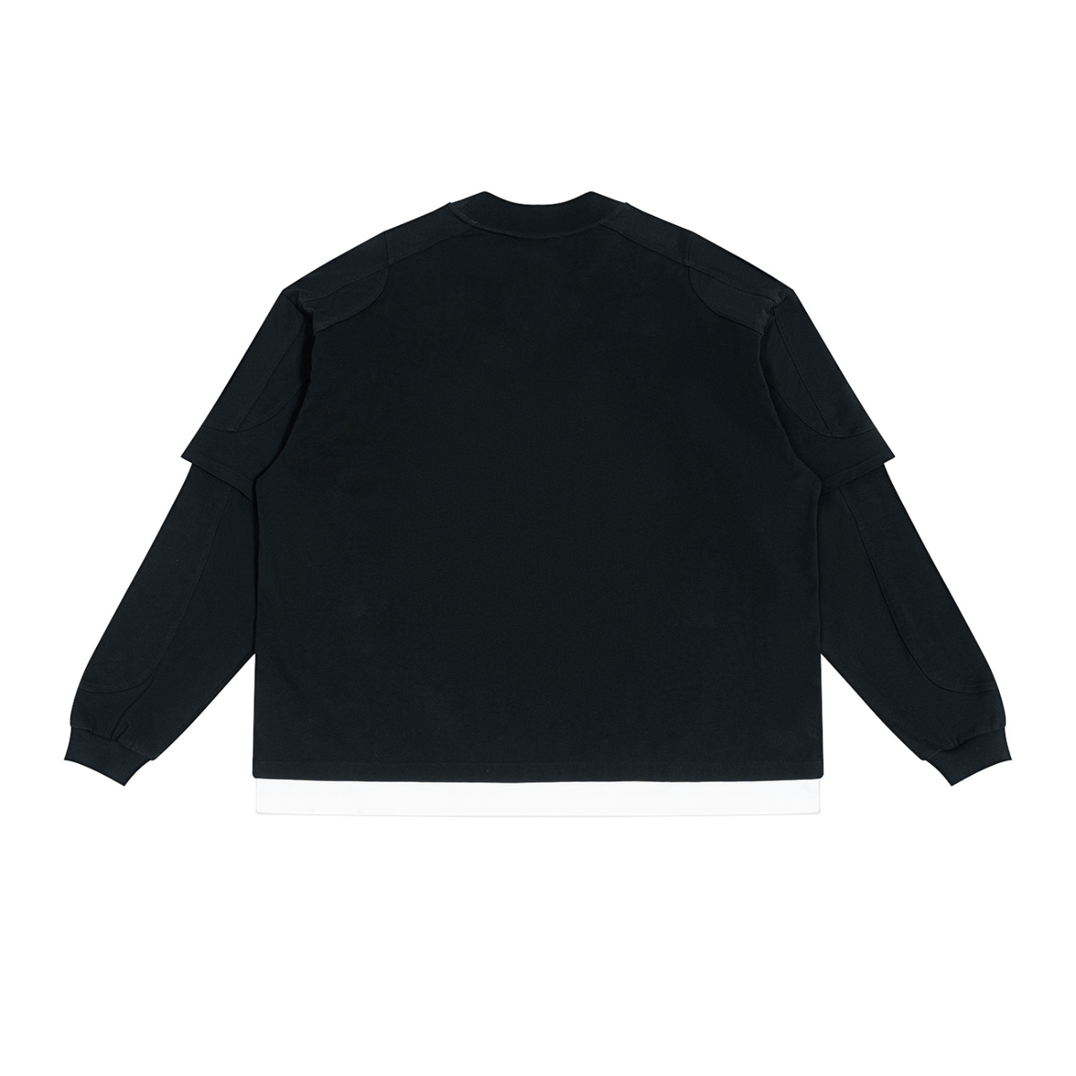 V Paneled Layer Color Block T-Shirt