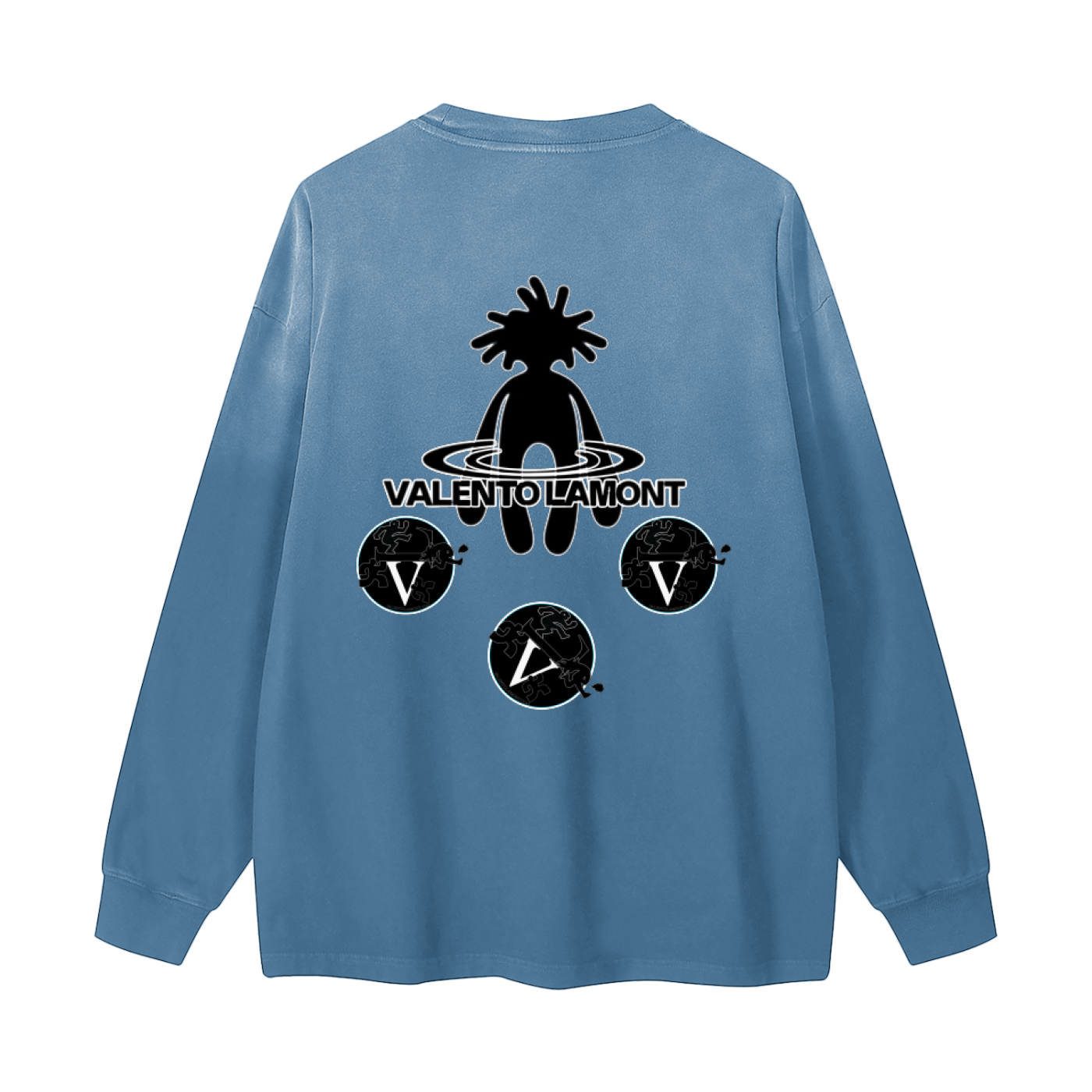 Gradient Vintage Washed Long Sleeve Tee - 270 GSM