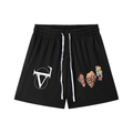 Mesh Drawstring Shorts