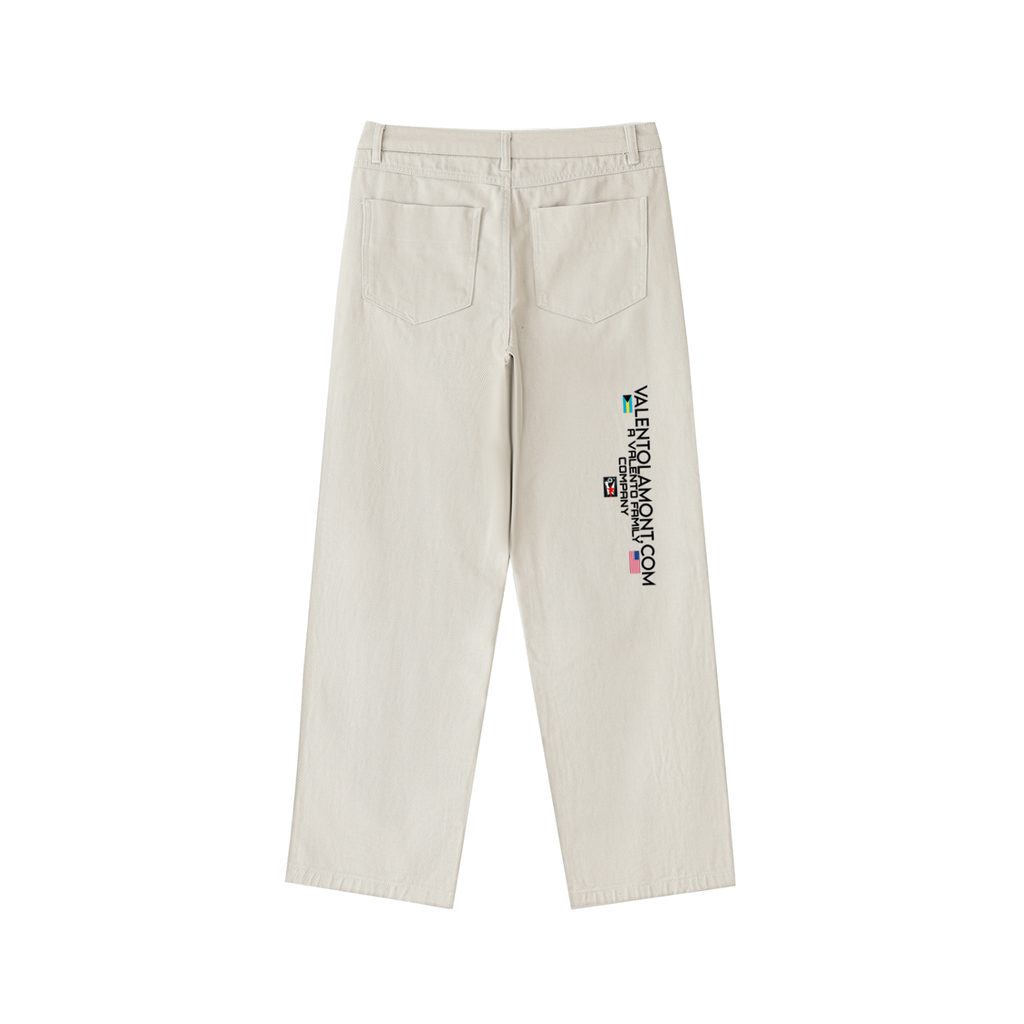 Heavyweight Cotton Straight-Leg Pants