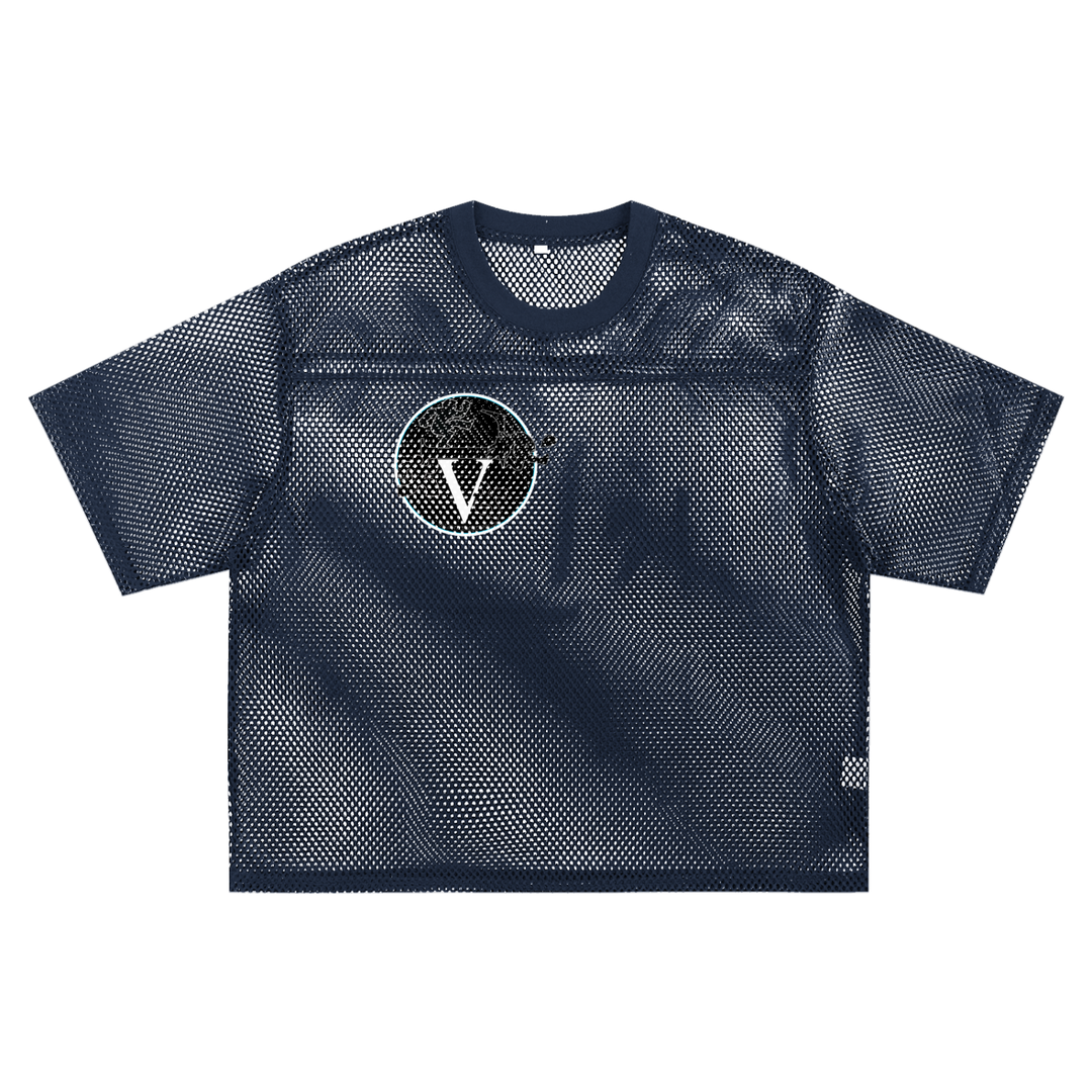 See-through Boxy Net T-shirt