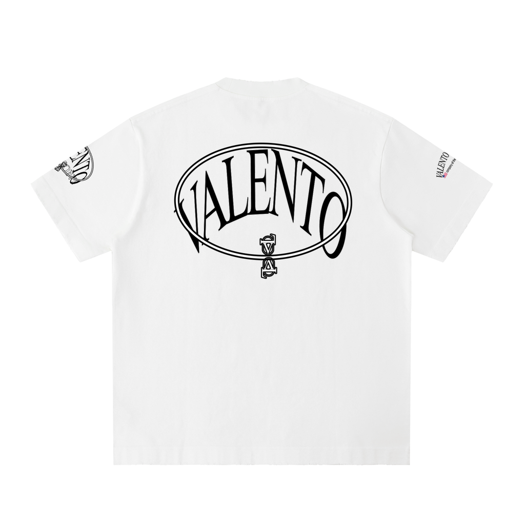 Heavyweight Vintage Washed Frayed T-Shirt