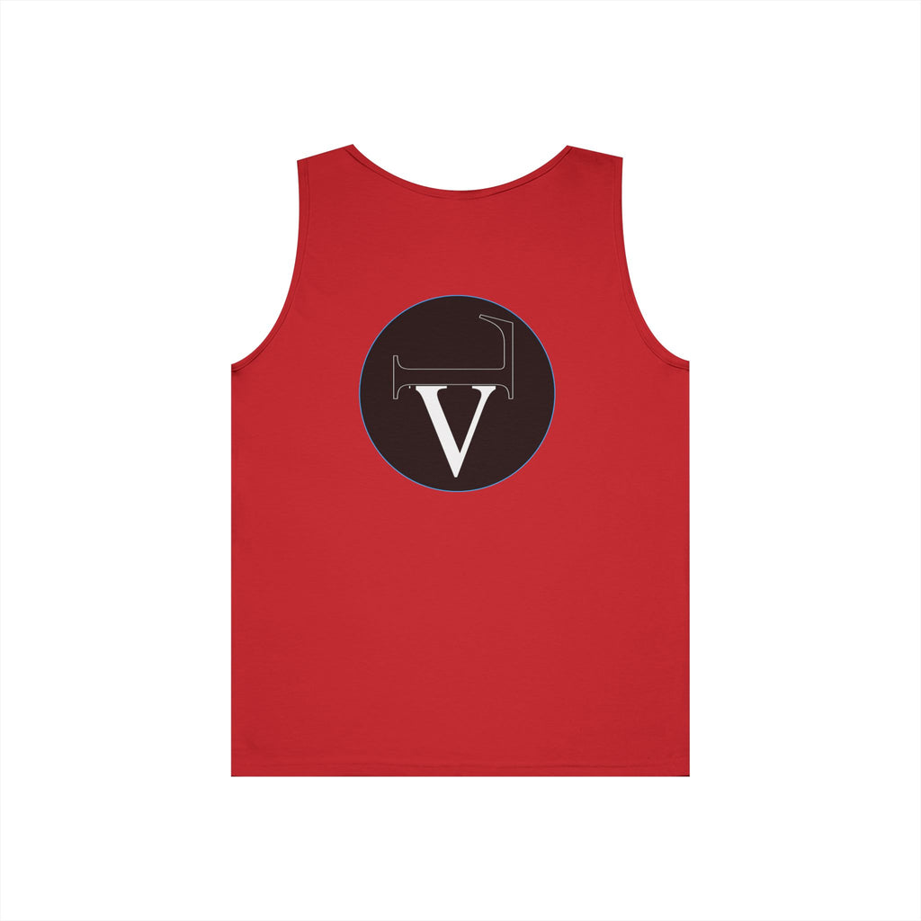 Unisex Heavy Cotton Tank Top - Comfortable Graphic Sleeveless Tee for Casual Wear, Summer Events, Gym, and Gifts