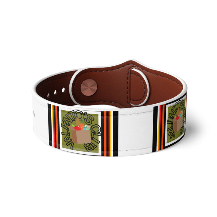 Faux Leather Wristband