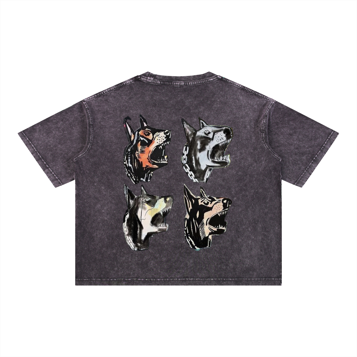 Mineral Wash Boxy Cotton T-Shirt