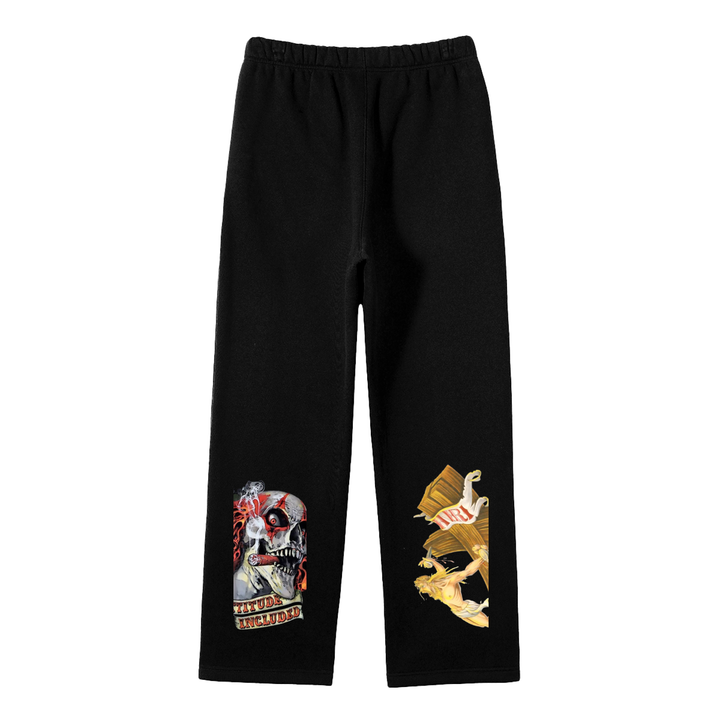 Streetwear Unisex Solid Color Fleece Straight Leg Pants