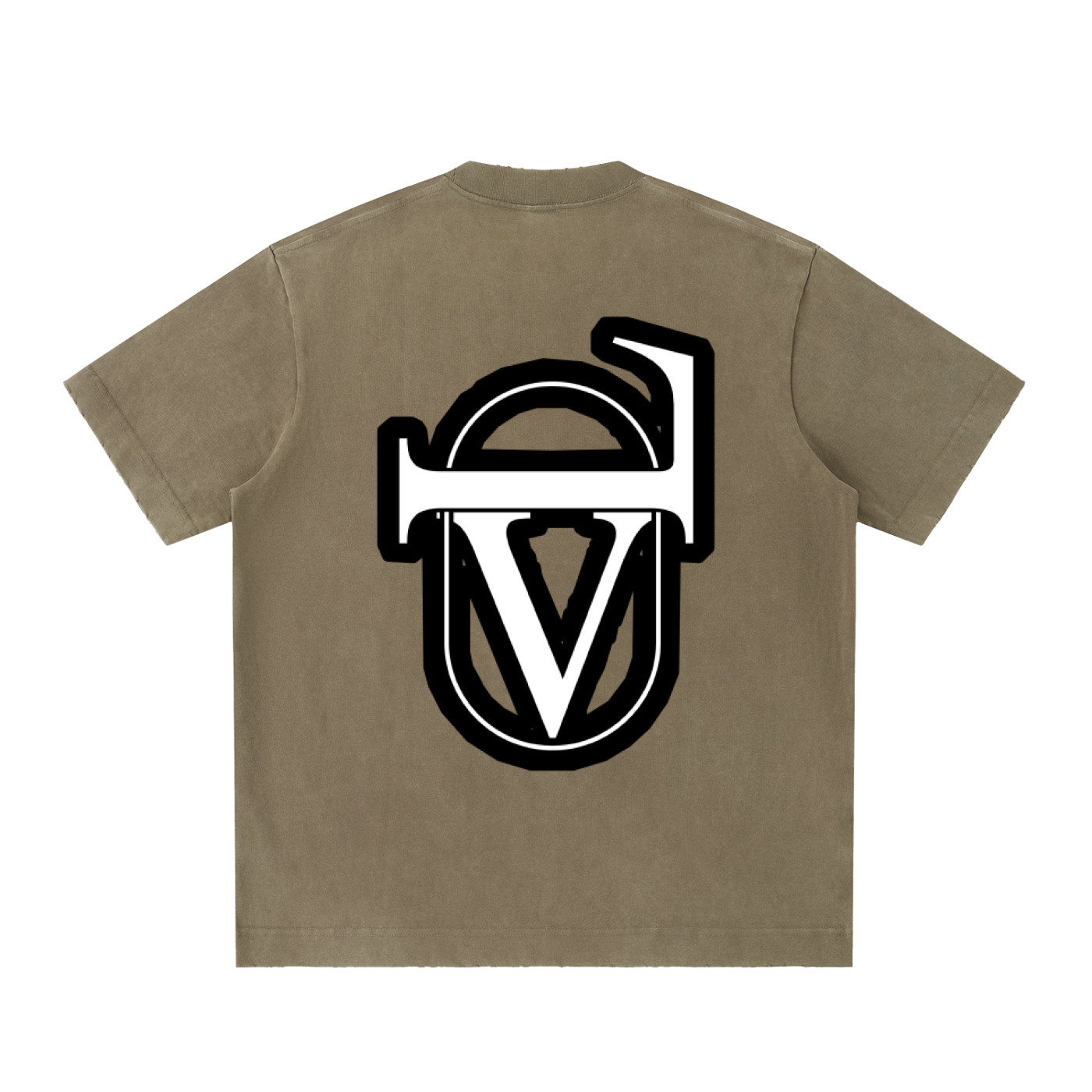 Heavyweight Vintage Washed Frayed T-Shirt