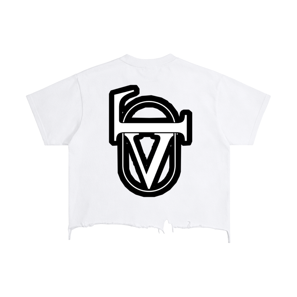 Vintage Wash Boxy Distressed Hem T-Shirt