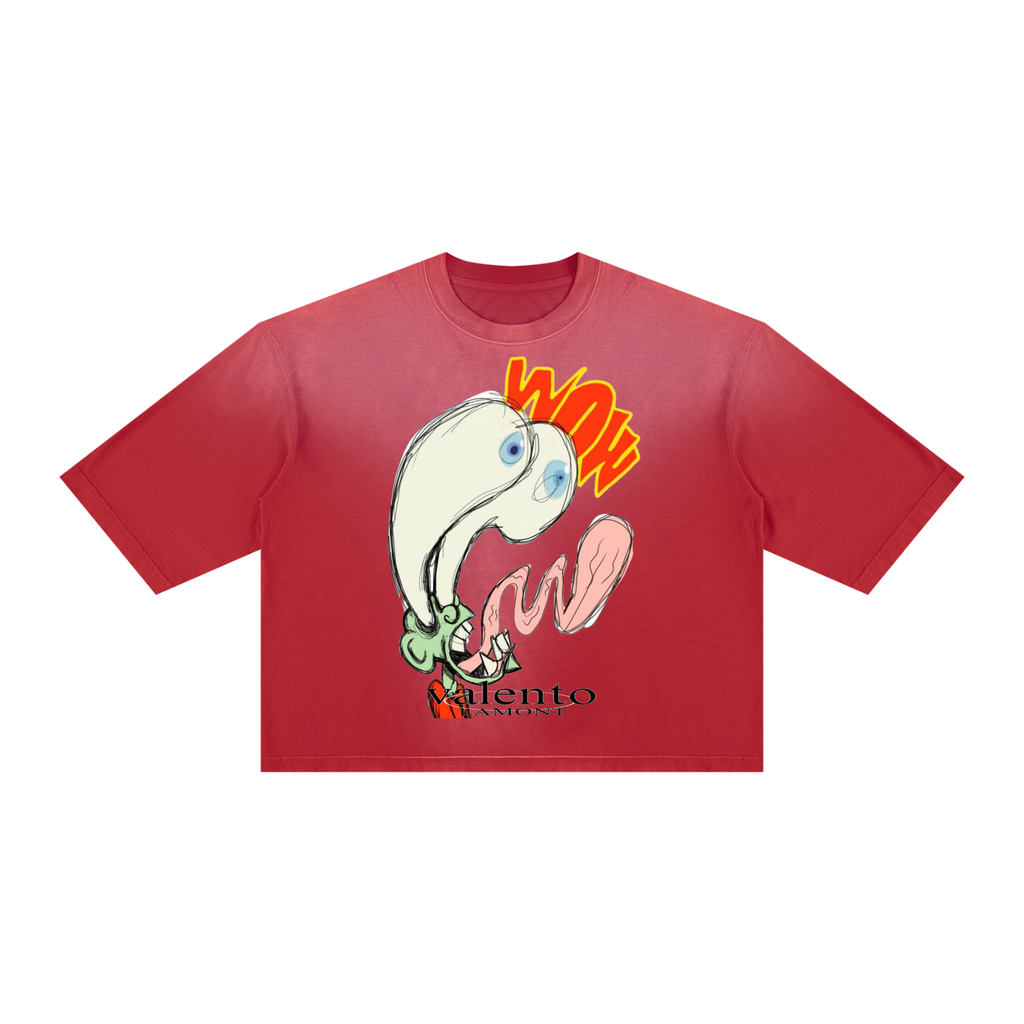 Unisex Vintage Wash Sunfade Boxy T-Shirt