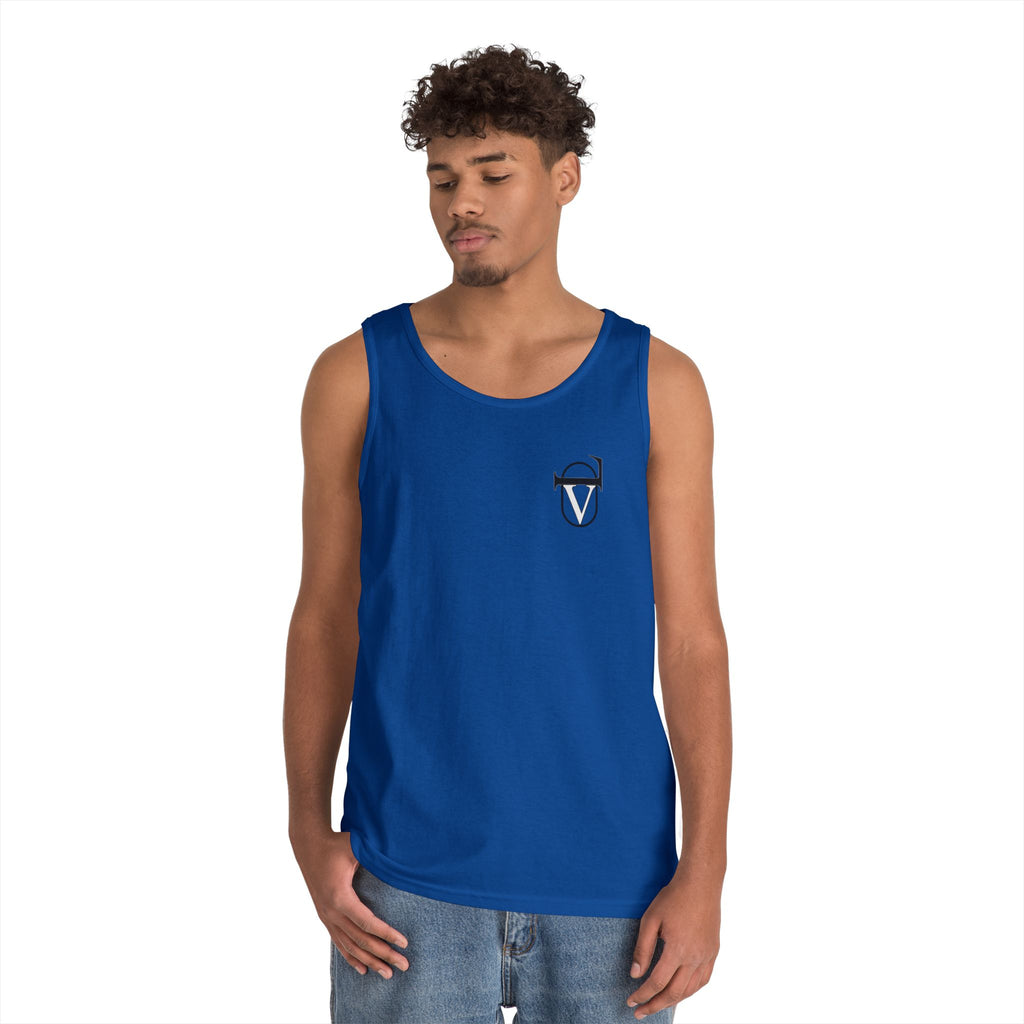 Unisex Heavy Cotton Tank Top - Comfortable Graphic Sleeveless Tee for Casual Wear, Summer Events, Gym, and Gifts
