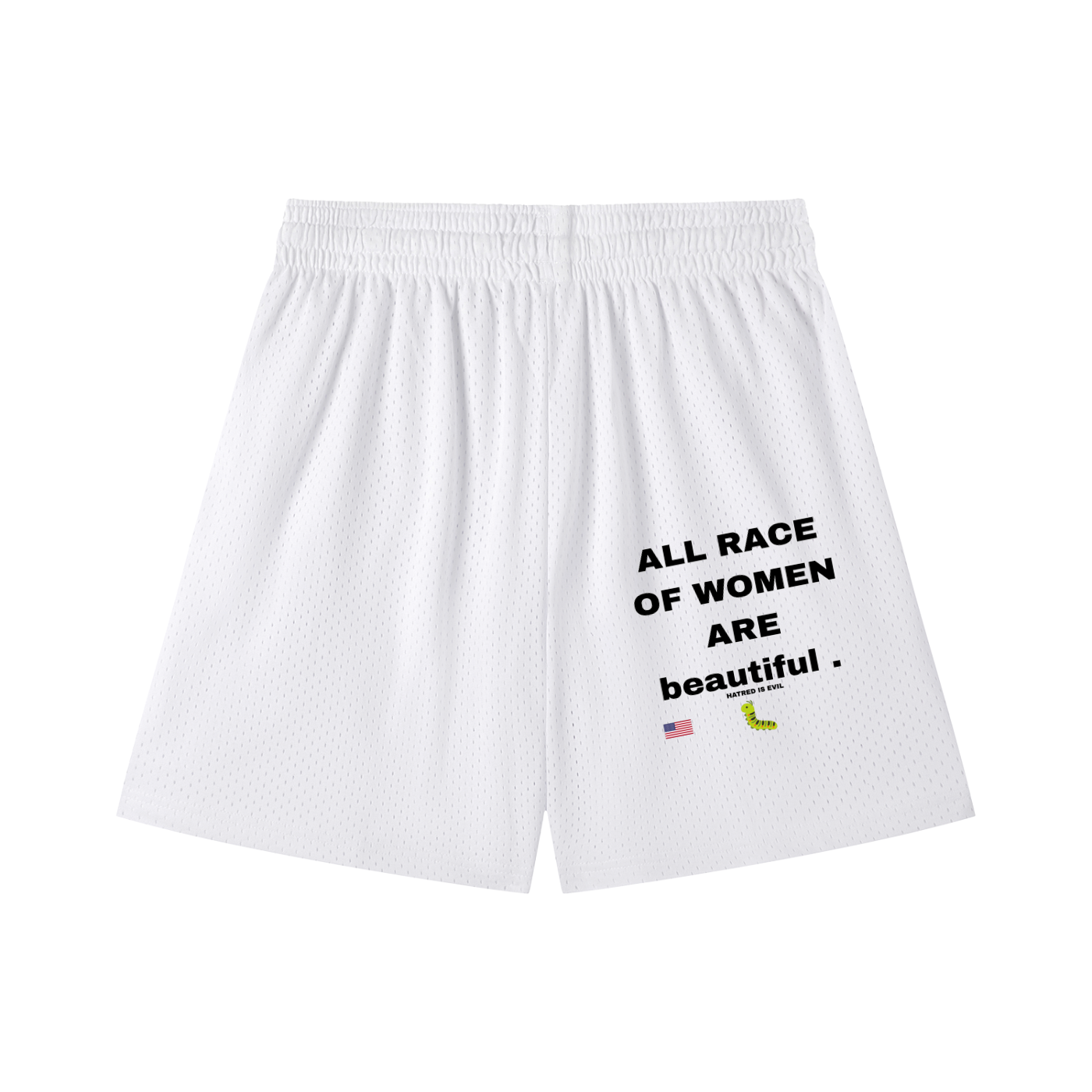 Mesh Drawstring Shorts