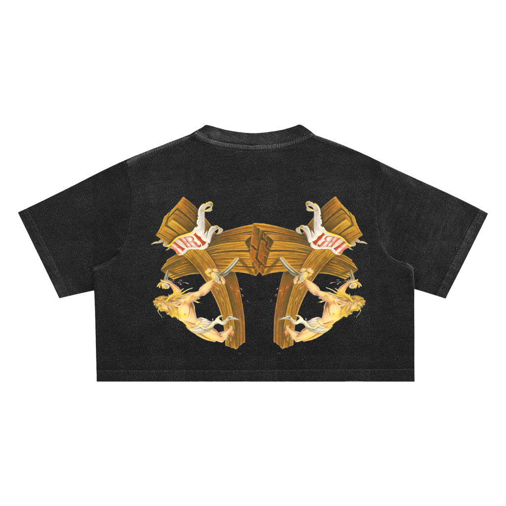 Snow Washed Crop Top