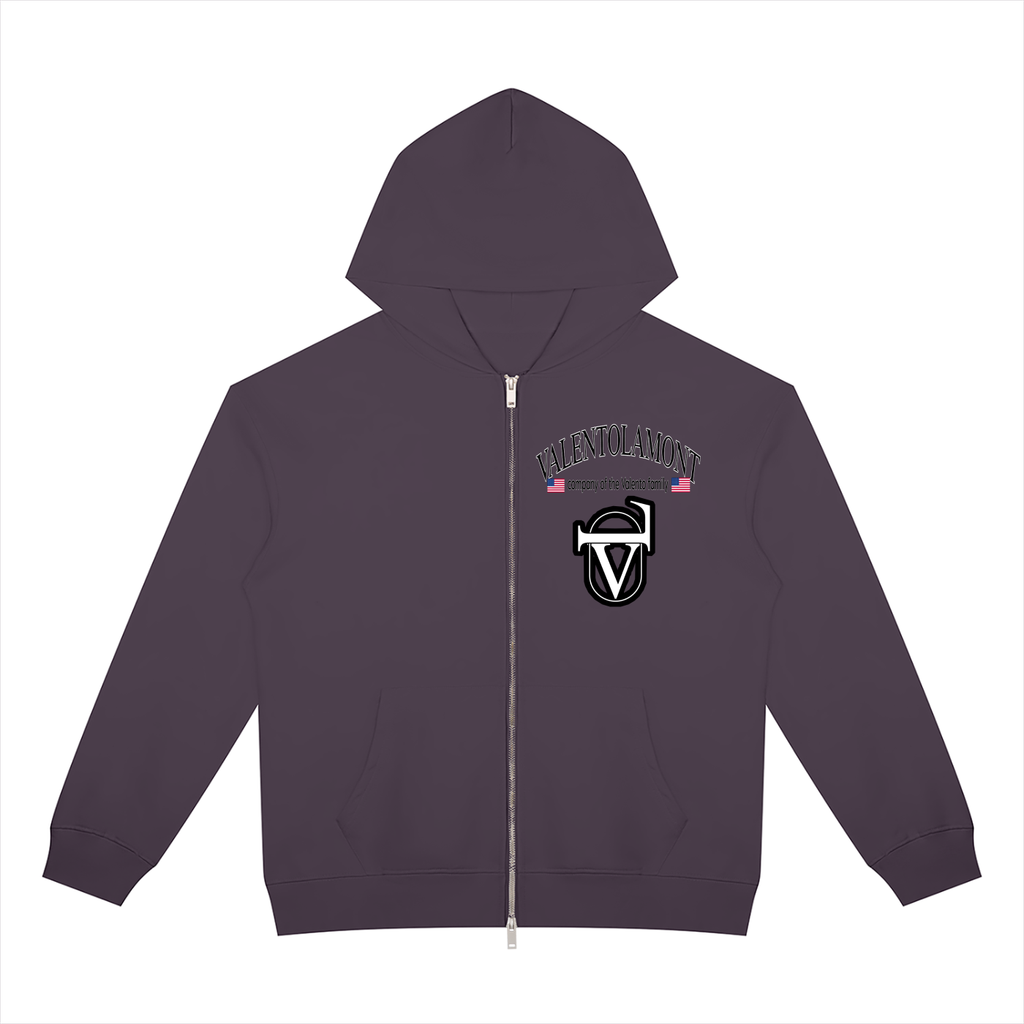 V Heavyweight Full Zip Hoodie