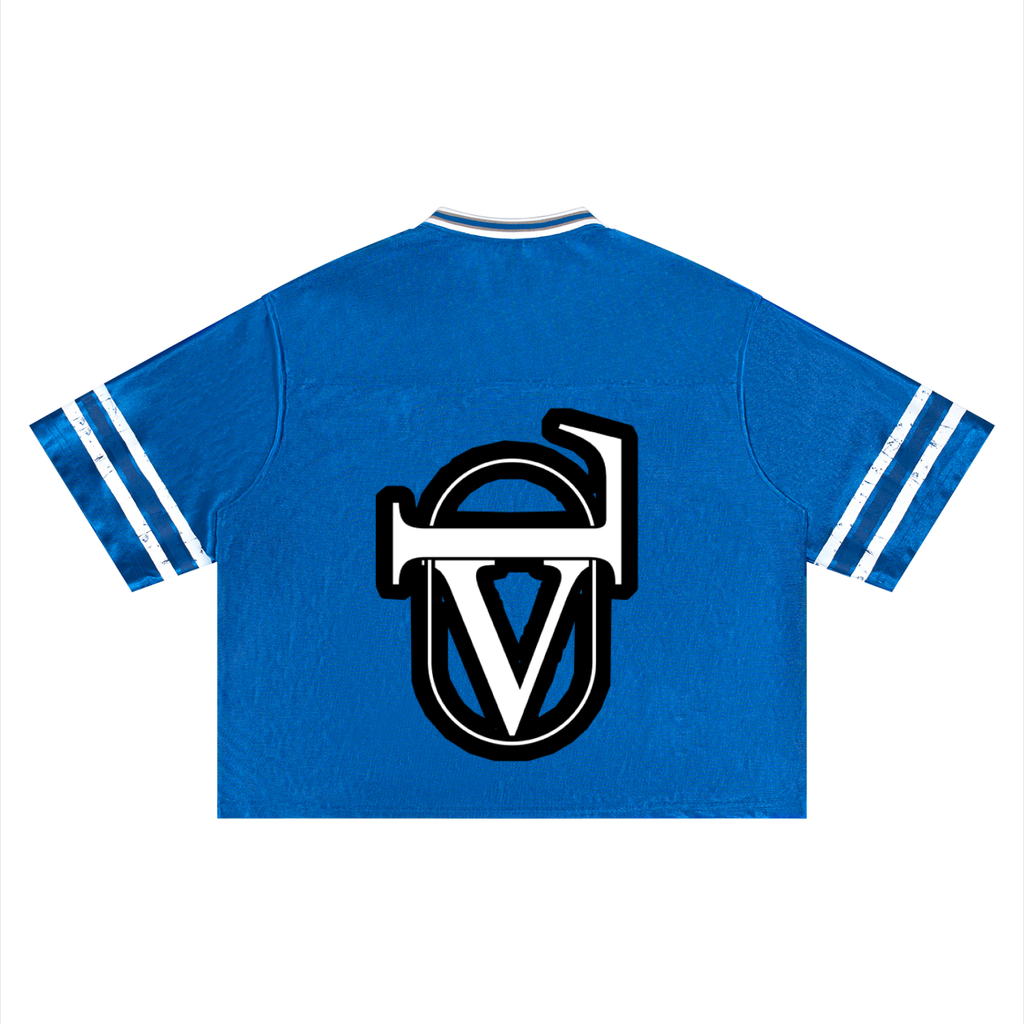 Unisex Boxy Striped Soccer Jersey