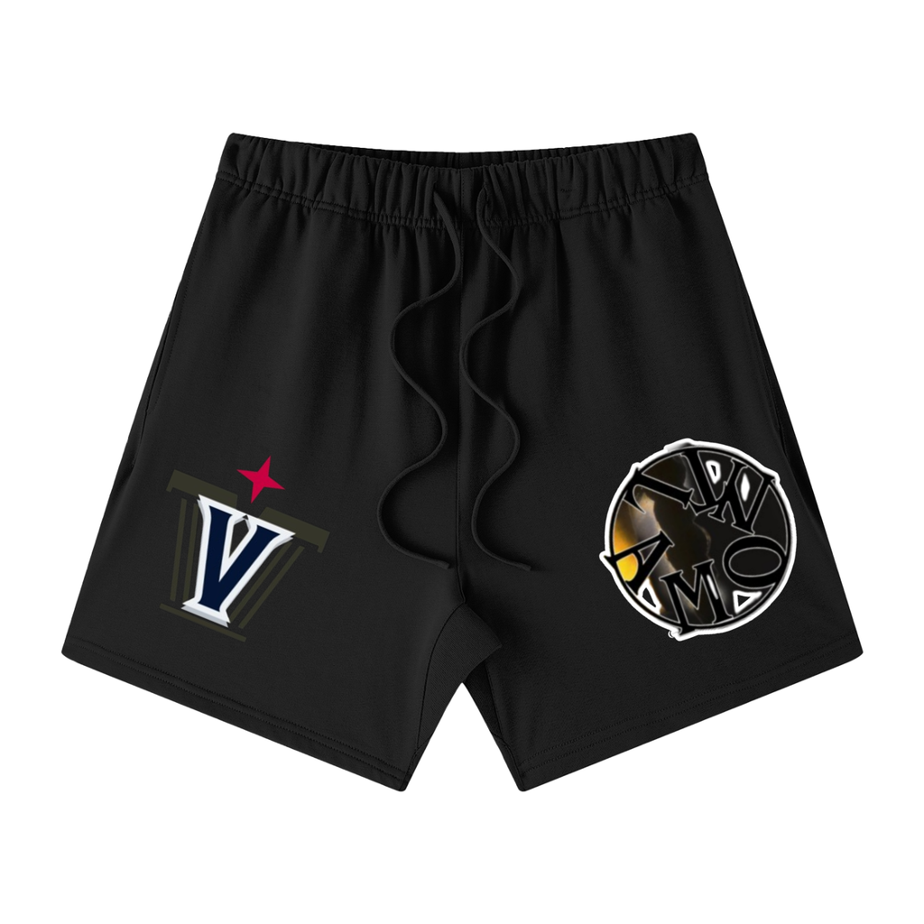 Unisex Earth Tone Loose Fit Cotton Shorts