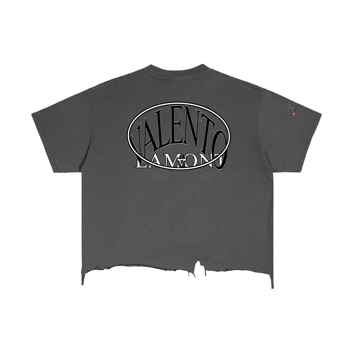 Vintage Wash Boxy Distressed Hem T-Shirt
