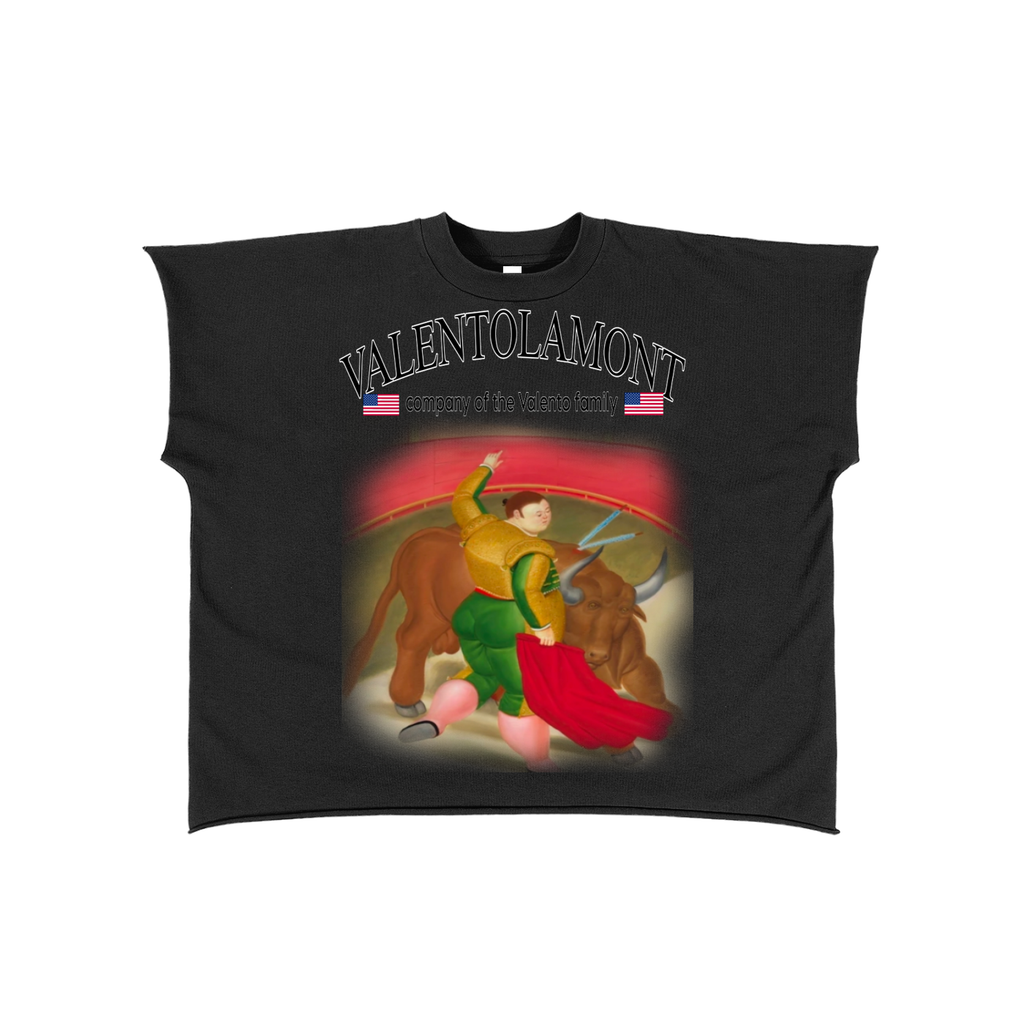 Raw Edge Boxy Non-Shrink T-Shirt