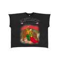 Raw Edge Boxy Non-Shrink T-Shirt