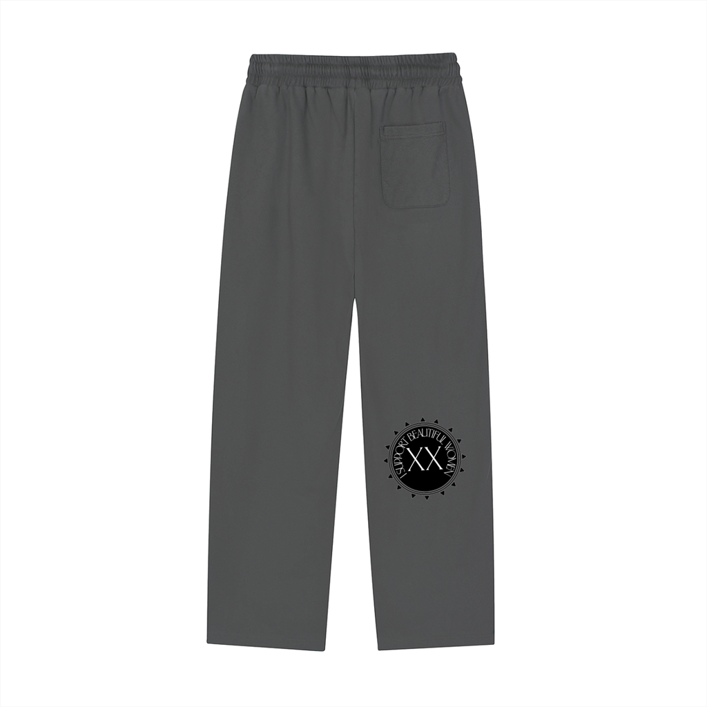 Reflection Striped Straight-Leg Sweatpants
