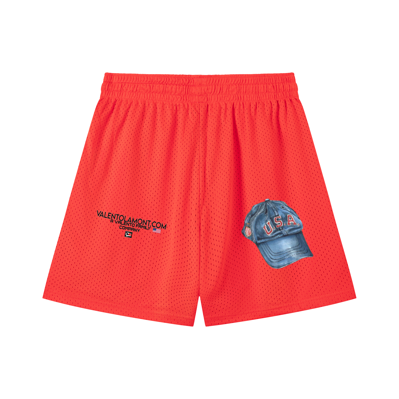 Mesh Drawstring Shorts