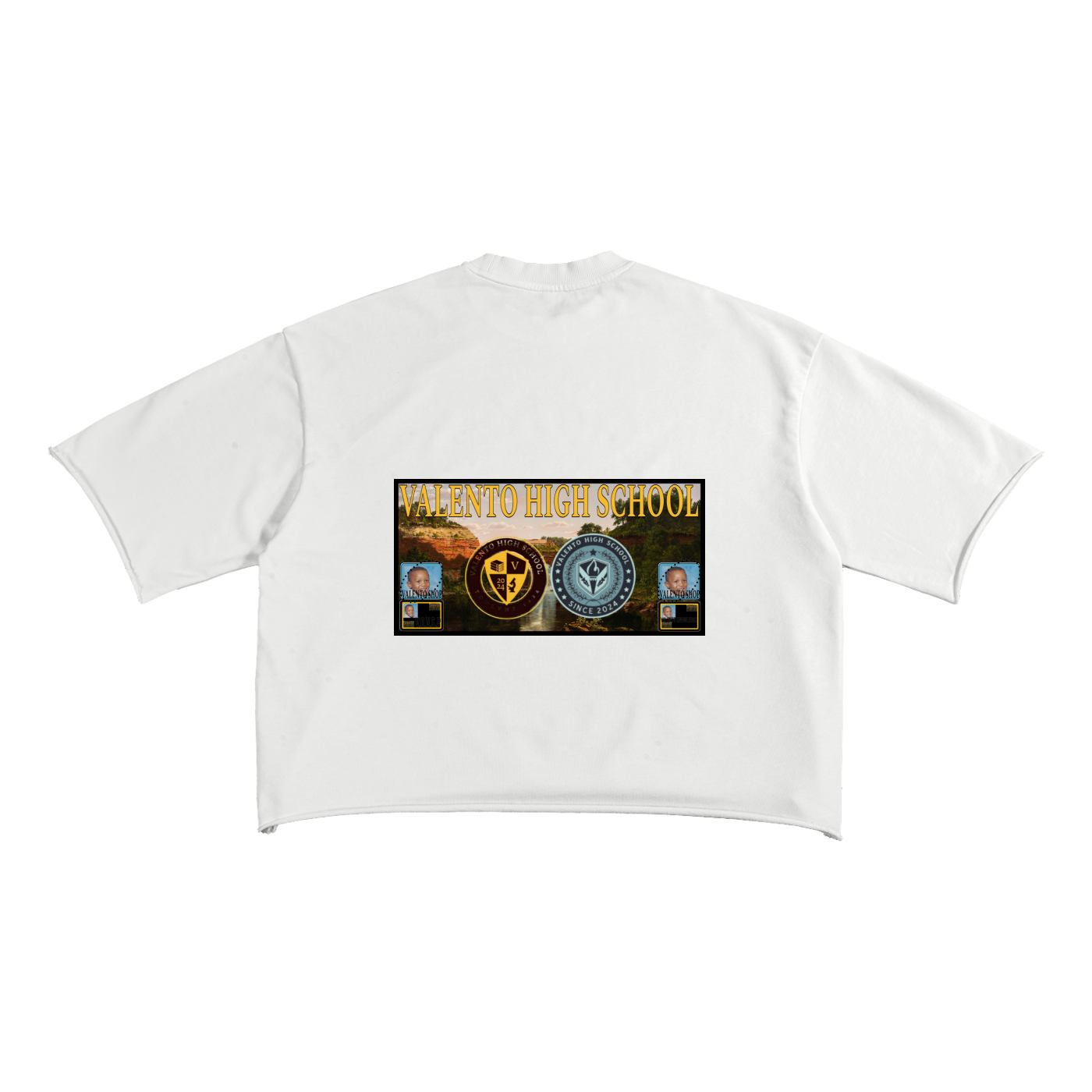 French Terry Raw Edge T-shirt