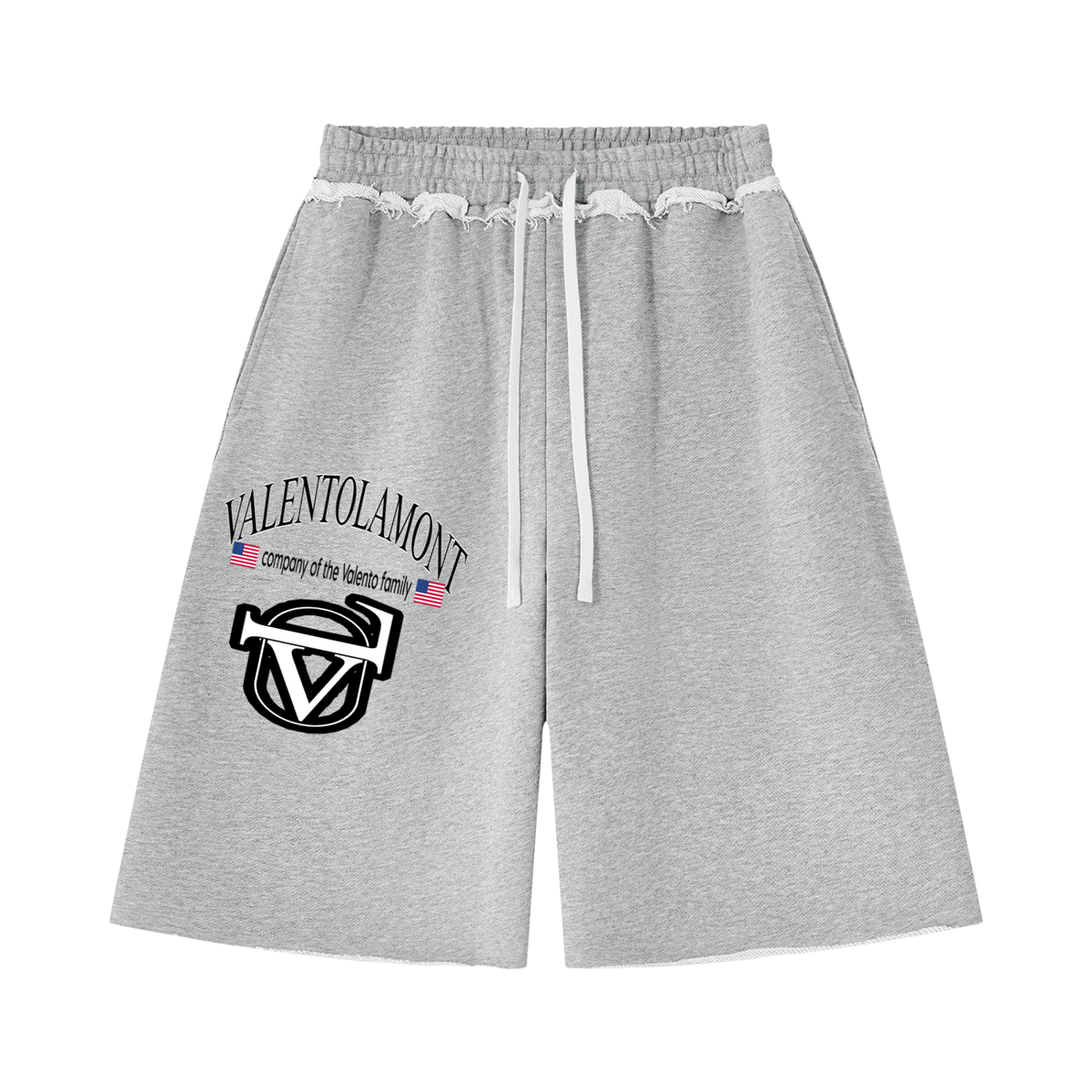 Unisex Heavyweight Raw Edge Shorts