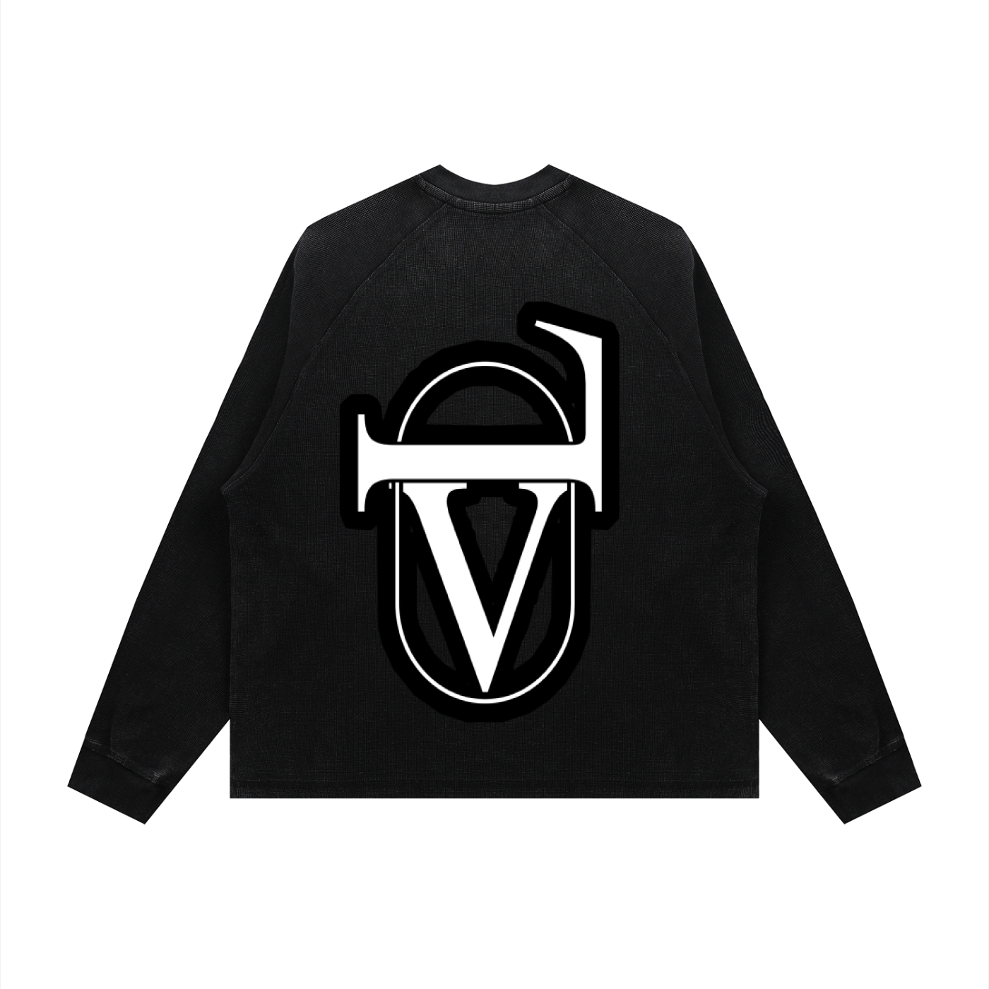 Unisex Vintage Wash Boxy  Waffle T-Shirt
