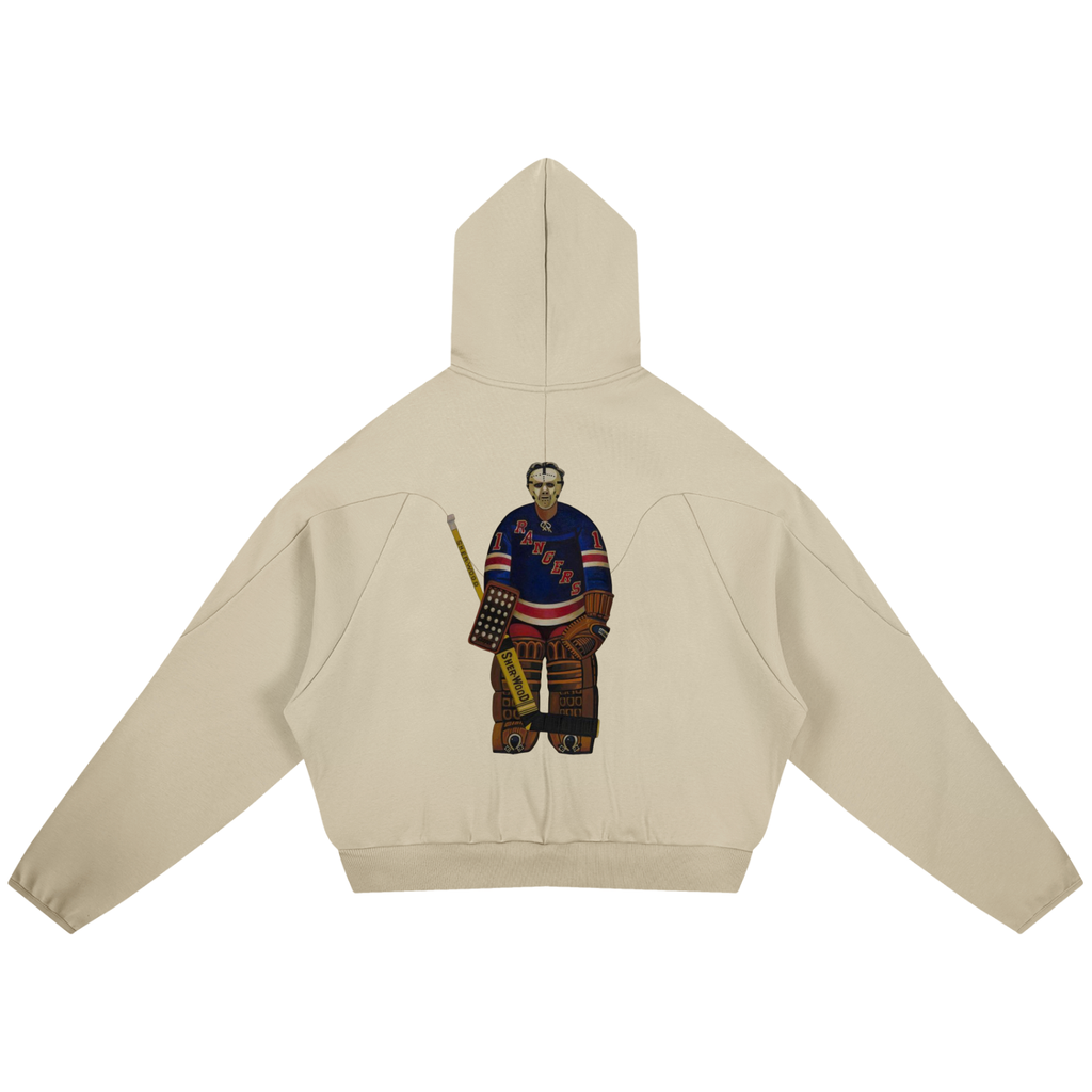 Curved Panel Raglan Hoodie