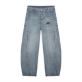 Men's Vintage Wash Barrel Leg Jeans