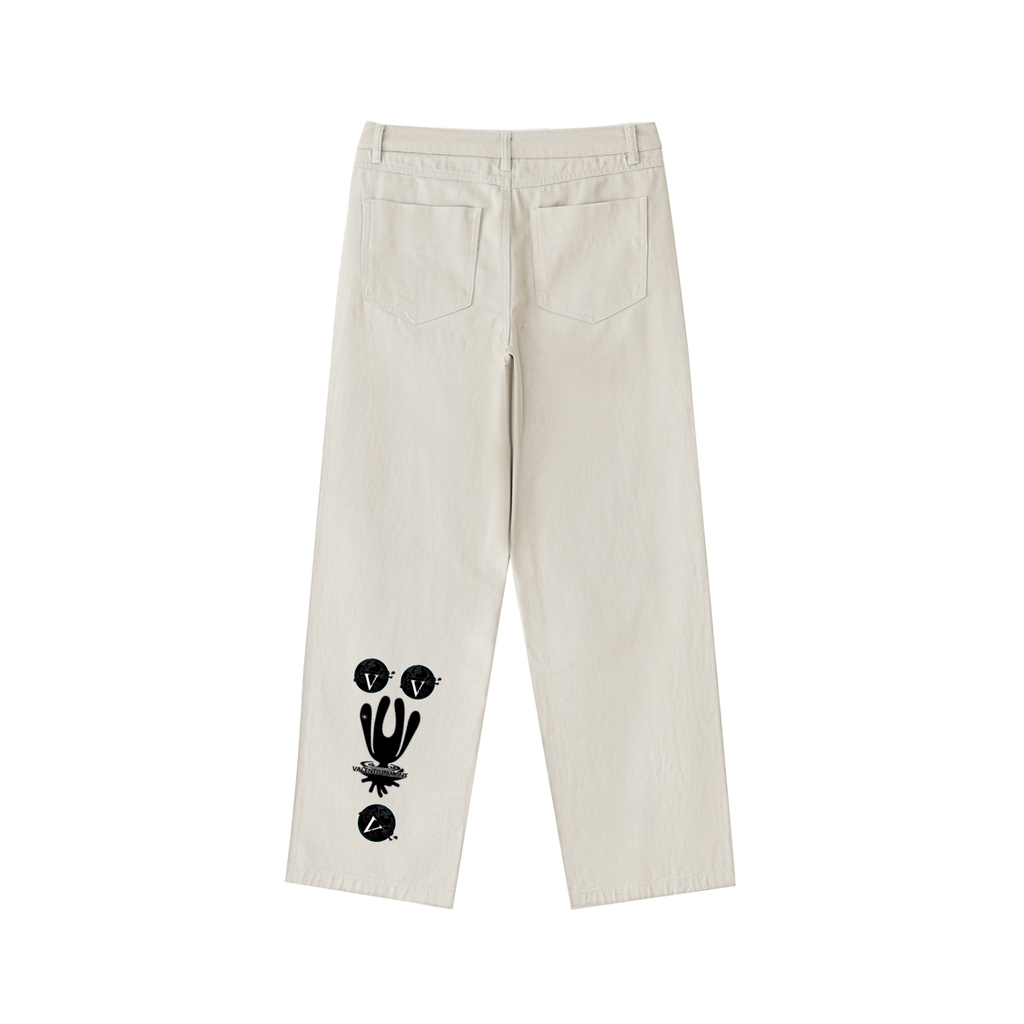 Heavyweight Cotton Straight-Leg Pants