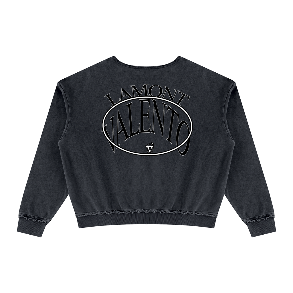 Unisex Raw Edge Crewneck Sweatshirt