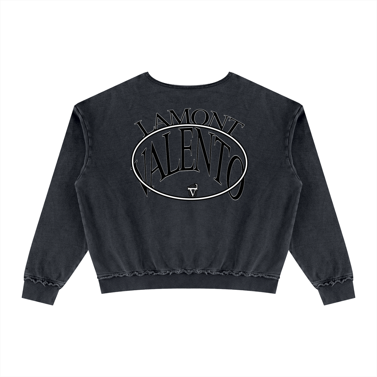 Unisex Raw Edge Crewneck Sweatshirt