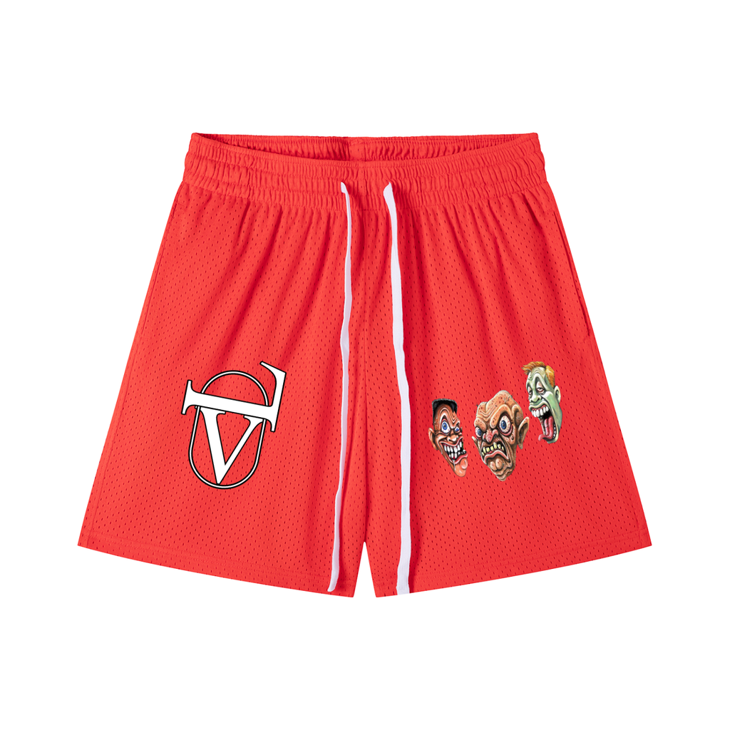 Mesh Drawstring Shorts