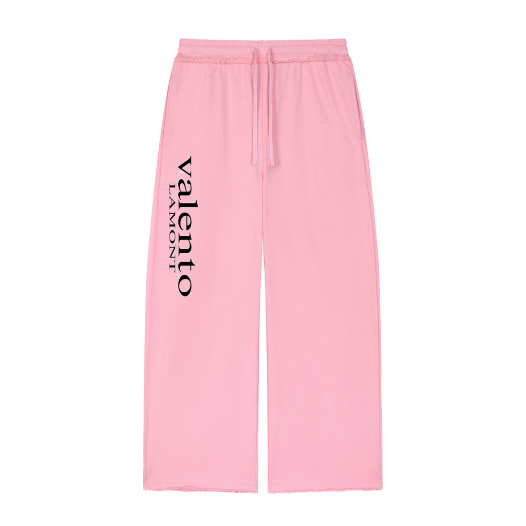 Women’s Wide Leg Raw Edge Sweatpants
