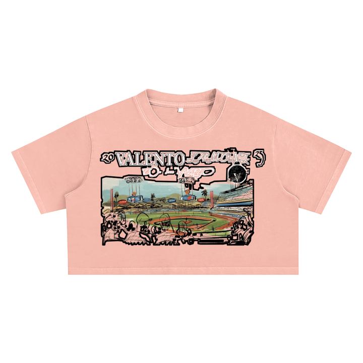 Snow Washed Crop Top
