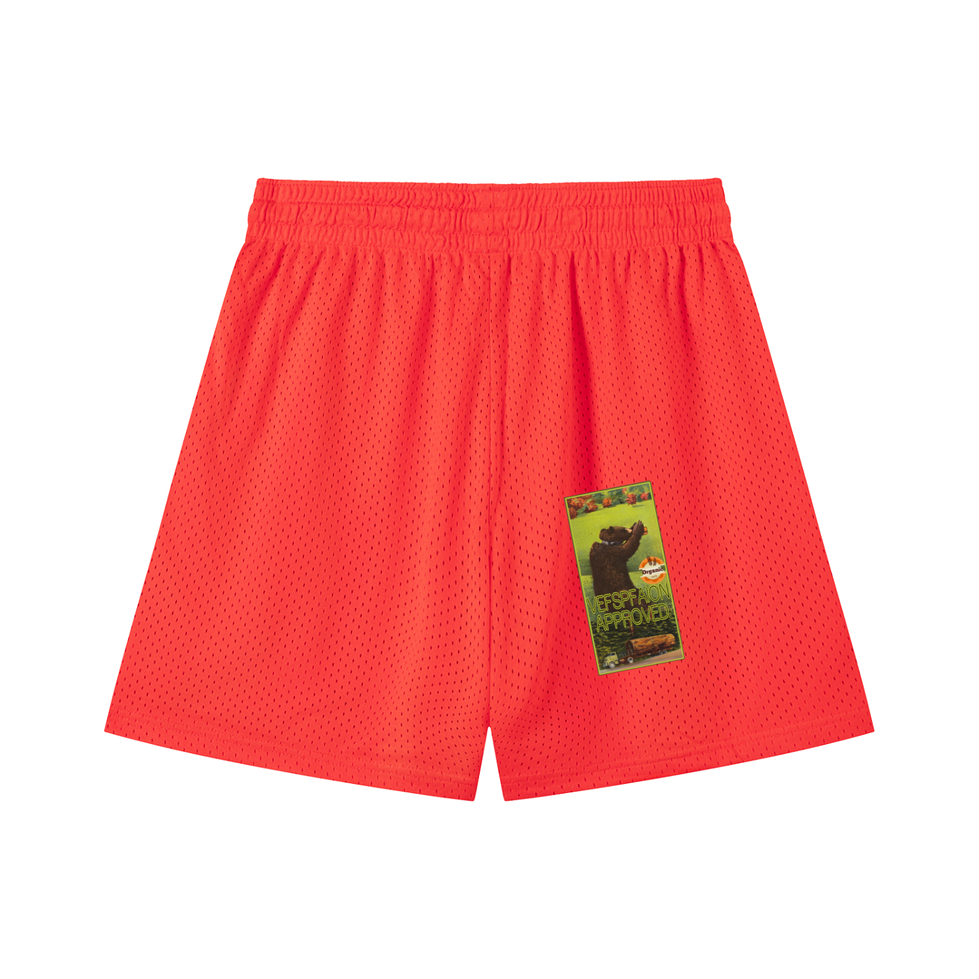 Mesh Drawstring Shorts