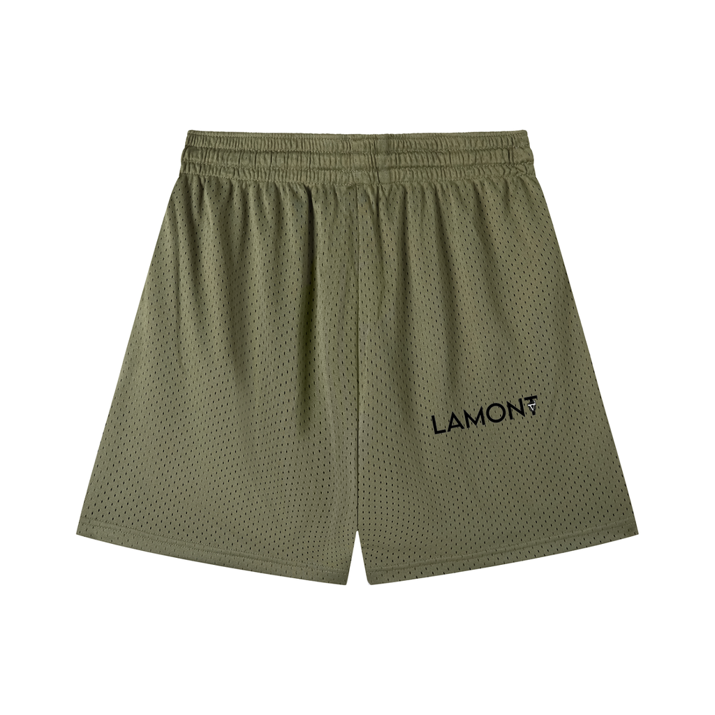 Mesh Drawstring Shorts