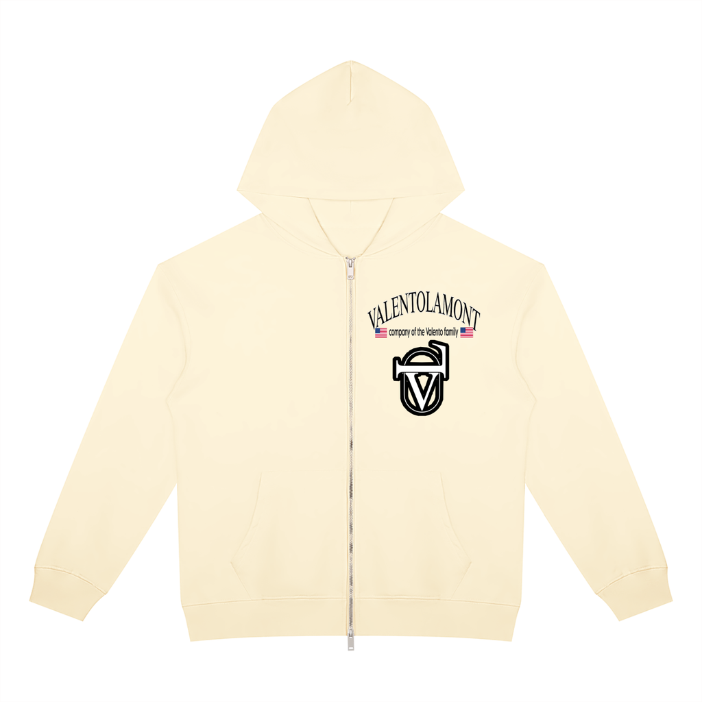V Heavyweight Full Zip Hoodie