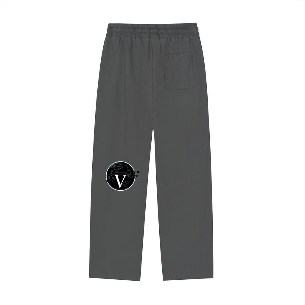 Reflection Striped Straight-Leg Sweatpants