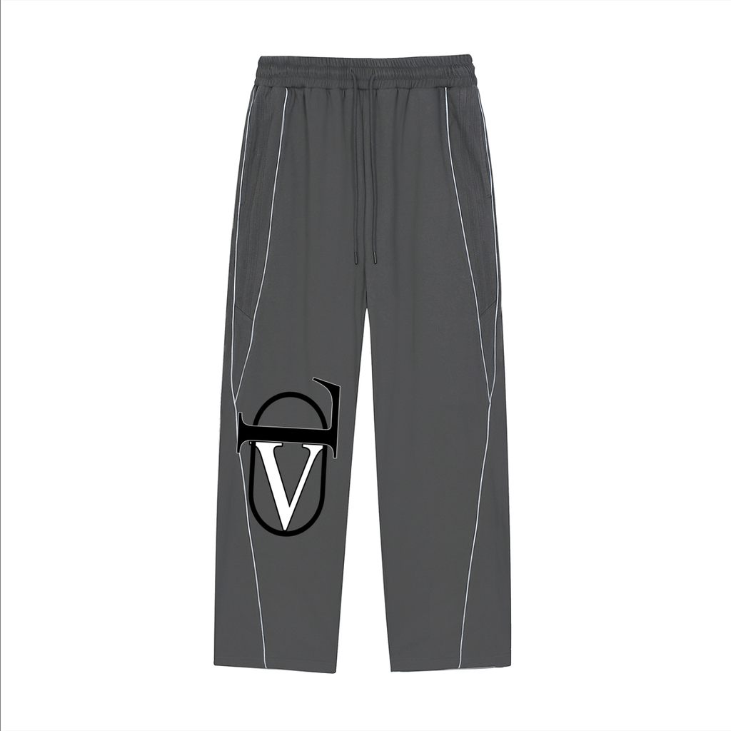 Reflection Striped Straight-Leg Sweatpants