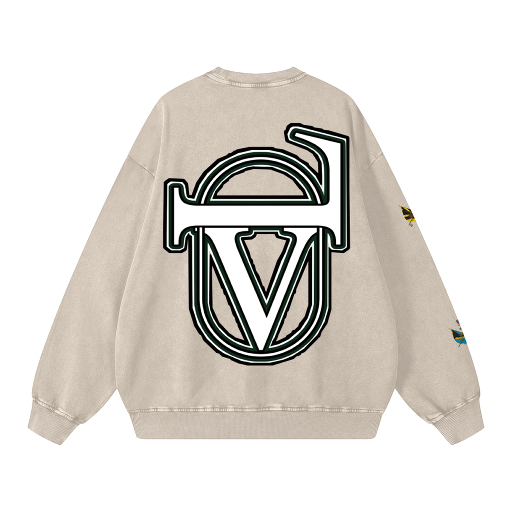 Snow Washed Oversized Sweatshirt
