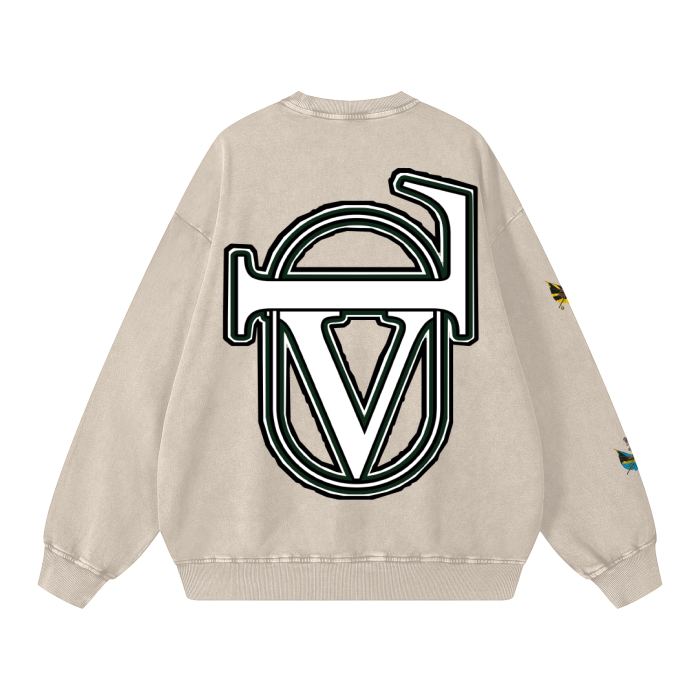 Snow Washed Oversized Sweatshirt