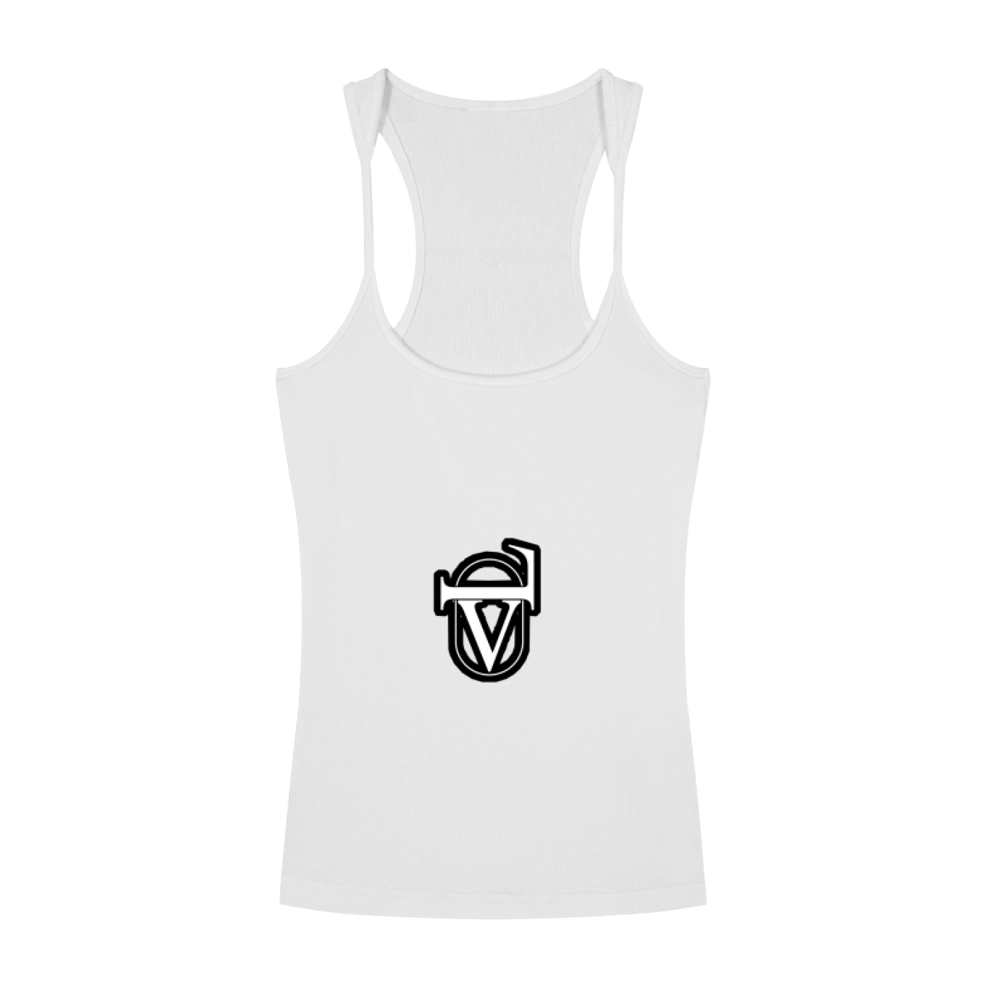 Slim Fit Ribbed Racerback Tank Top