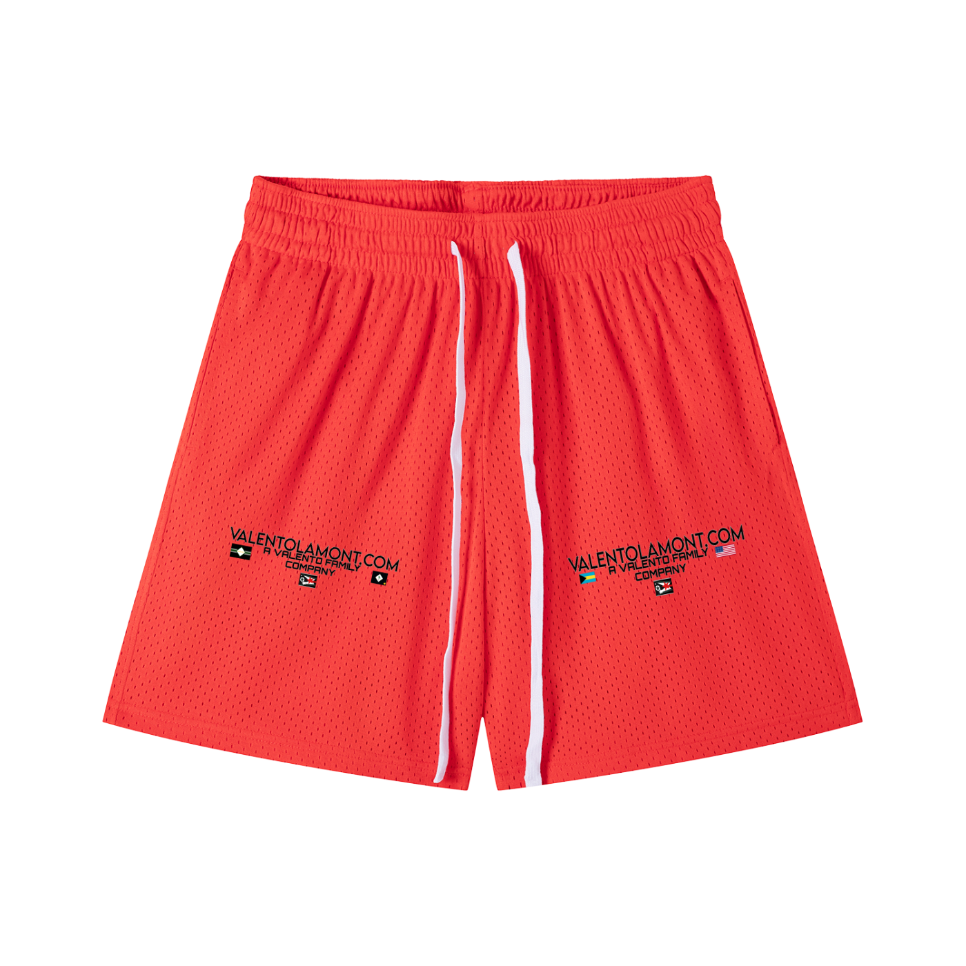 Mesh Drawstring Shorts