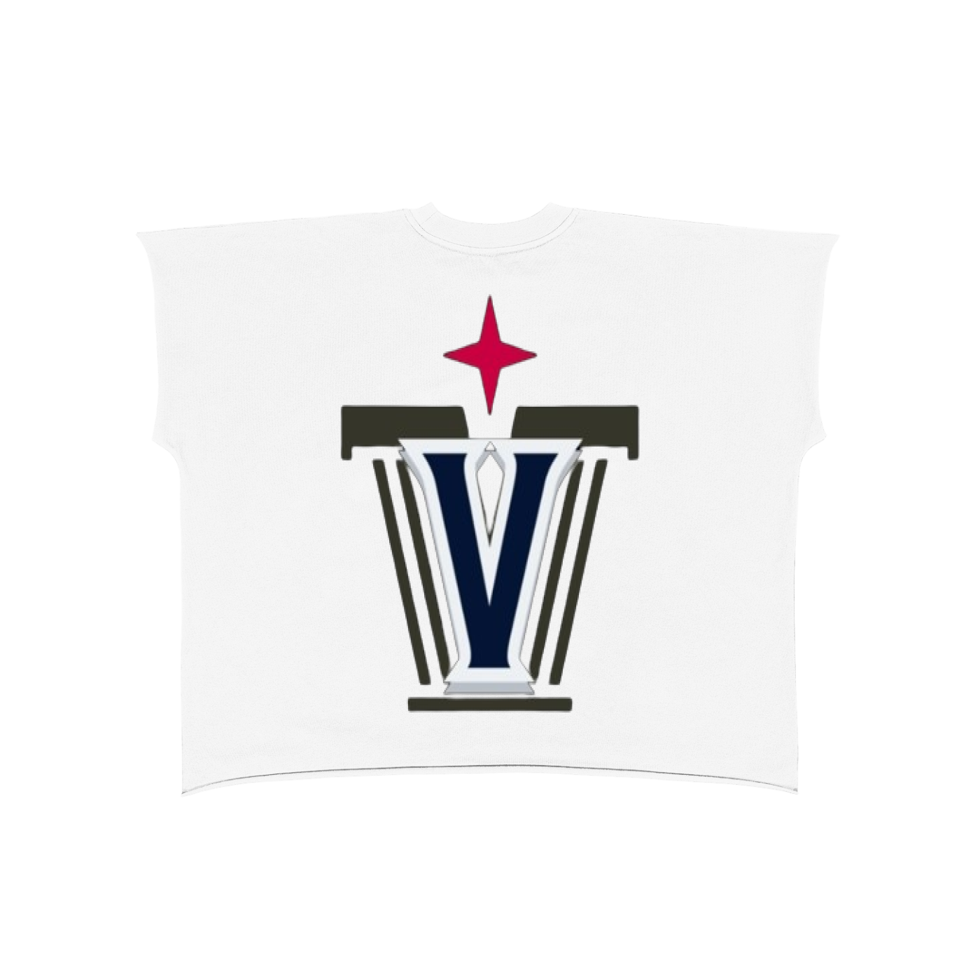 Raw Edge Boxy Non-Shrink T-Shirt