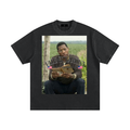 Heavyweight Vintage Washed Frayed T-Shirt