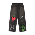 Vintage Wash Heavyweight Denim Jeans