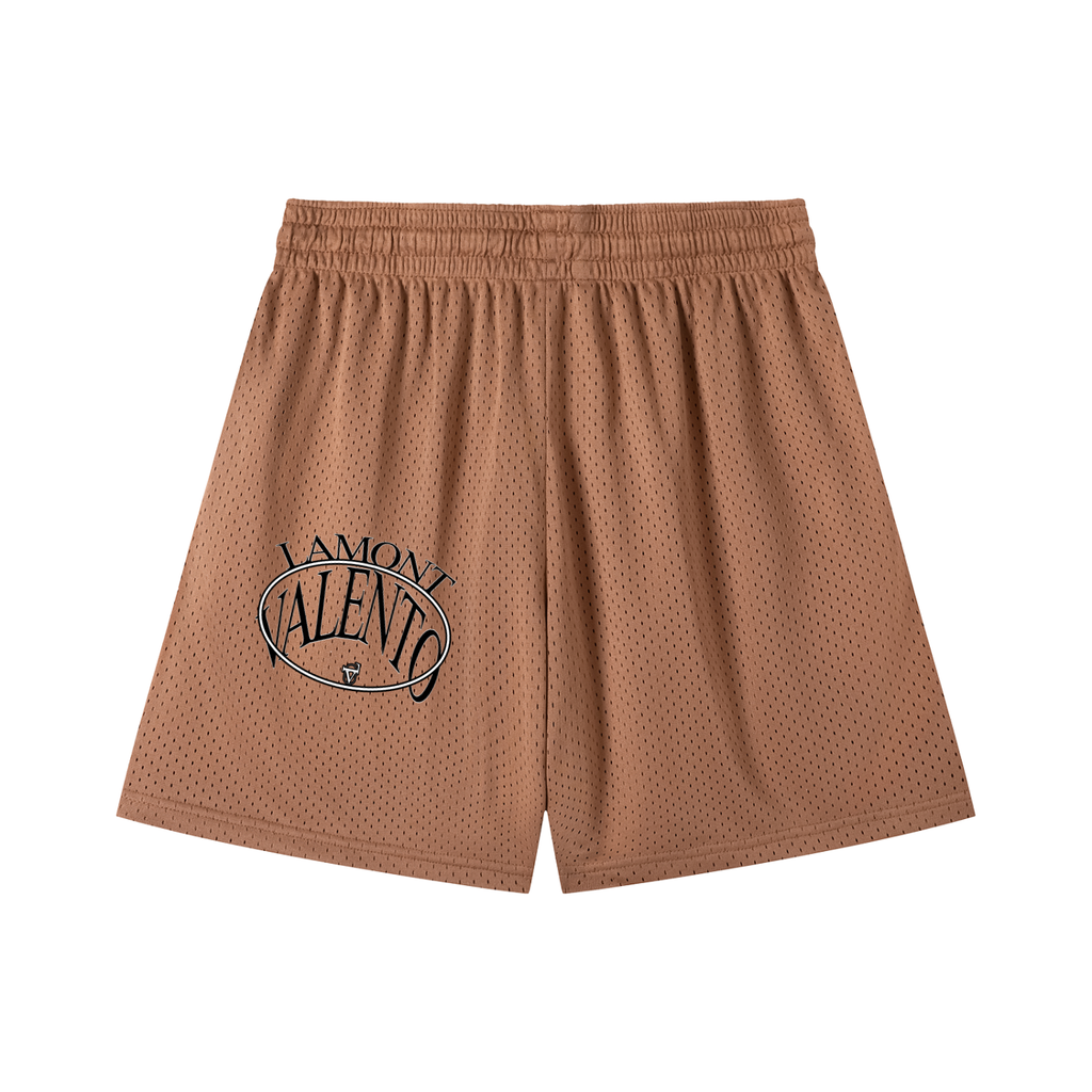 Mesh Drawstring Shorts